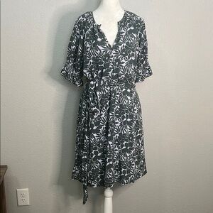 Gap Blue/Green Floral Dress Size Small NWT